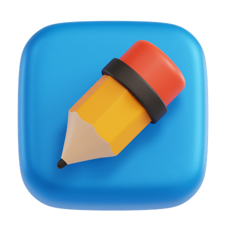 Écrire  3D Icon