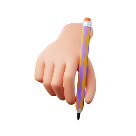 Écrire un geste de la main  3D Icon