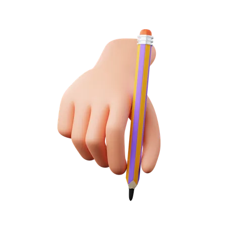 Écrire un geste de la main  3D Icon