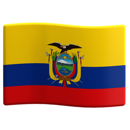 Ecuador  3D Icon