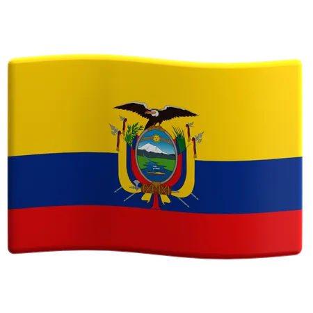 Ecuador  3D Icon