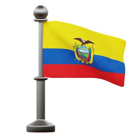 Ecuador Flag  3D Icon