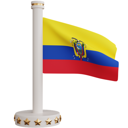 Ecuadorianische Nationalflagge  3D Icon