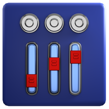 Ecualizador de volumen  3D Icon