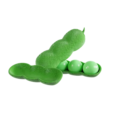 Edamame  3D Icon