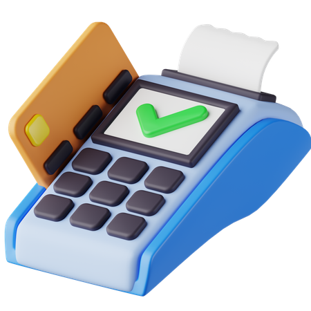 Edc Card Payment  3D Icon