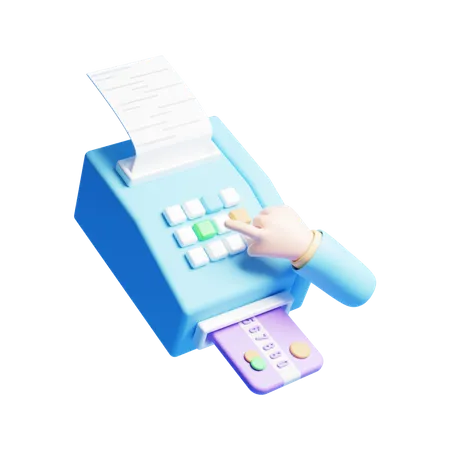 3 D Payment Terminal Icon Illustration Or 3 D Card Payment Terminal Icon Illustration 3D Icon