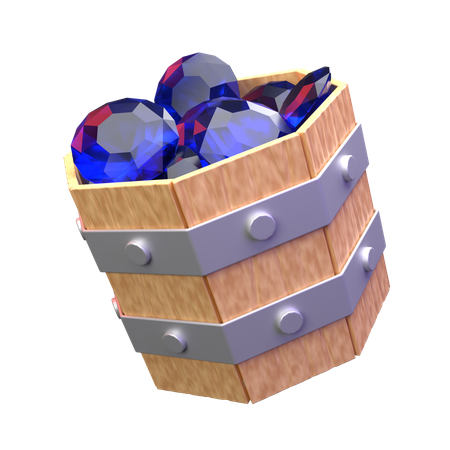 Edelstein-Eimer  3D Icon