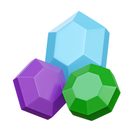 Edelsteine  3D Icon