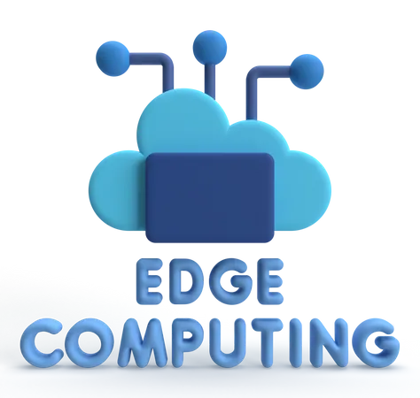 Edge Computing  3D Icon