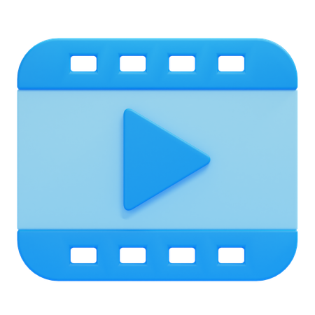 Edição de vídeo  3D Icon