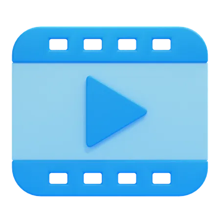 Edição de vídeo  3D Icon