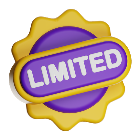 Edição limitada  3D Icon