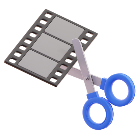 Edición de película  3D Icon