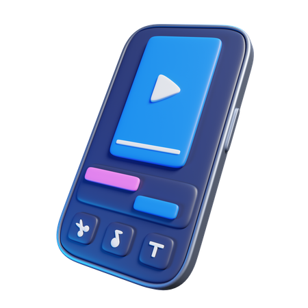 Edición de teléfonos inteligentes  3D Icon