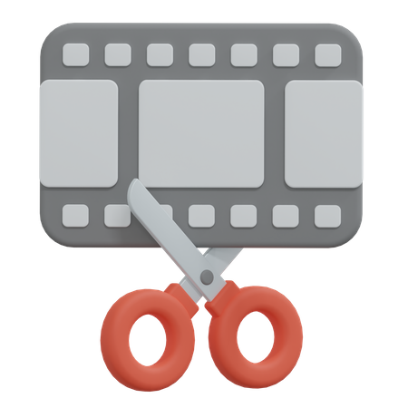 Edición de video  3D Icon