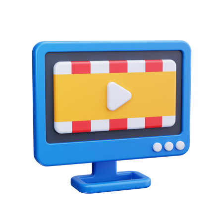Edición de video  3D Icon