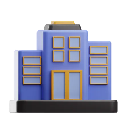 Edificio  3D Icon