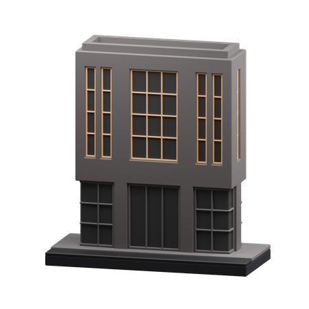 Edificio  3D Icon