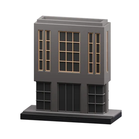 Edificio  3D Icon