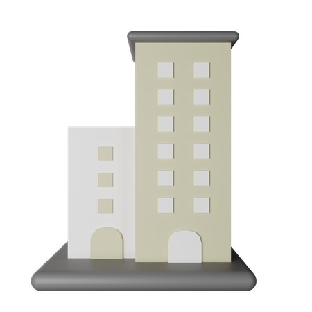 Edificio  3D Icon