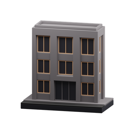 Edificio  3D Icon