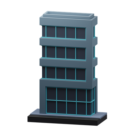 Edificio  3D Icon