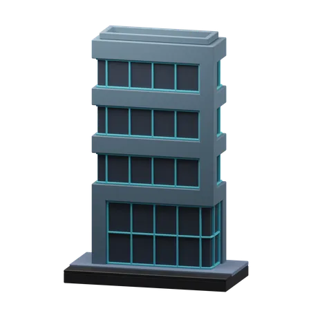 Edificio  3D Icon