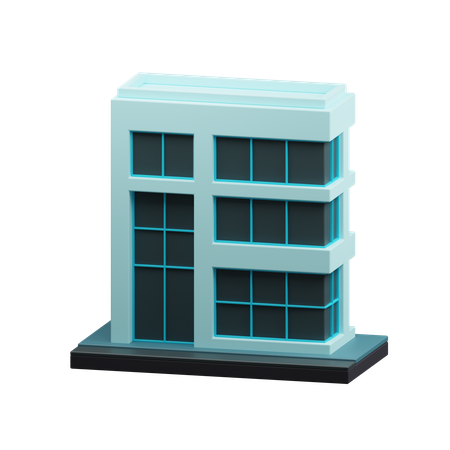 Edificio  3D Icon