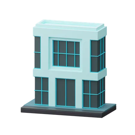 Edificio  3D Icon