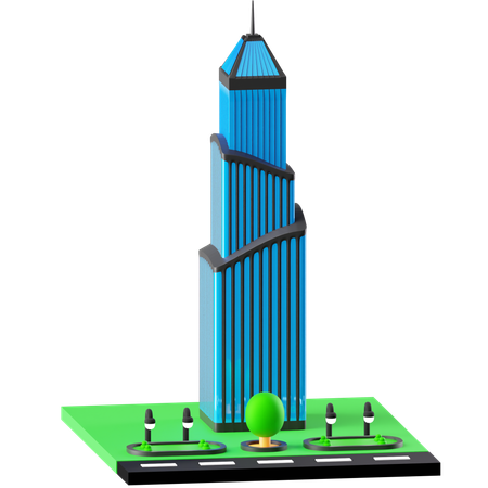 Edificio  3D Icon