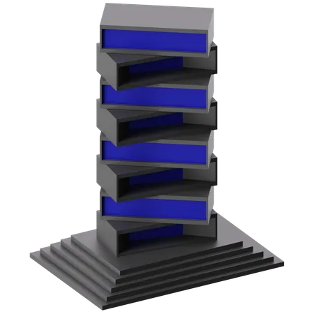 Edificio  3D Icon