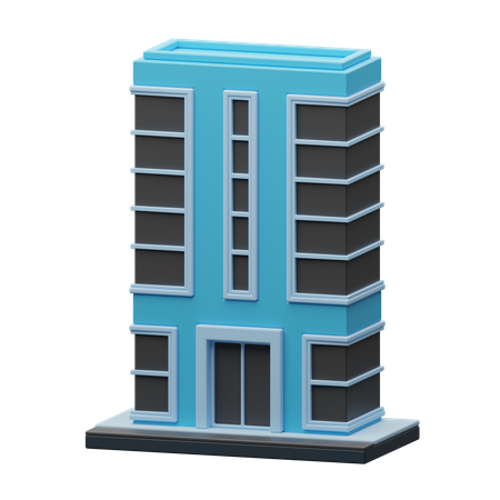 Edificio  3D Icon