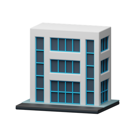 Edificio  3D Icon