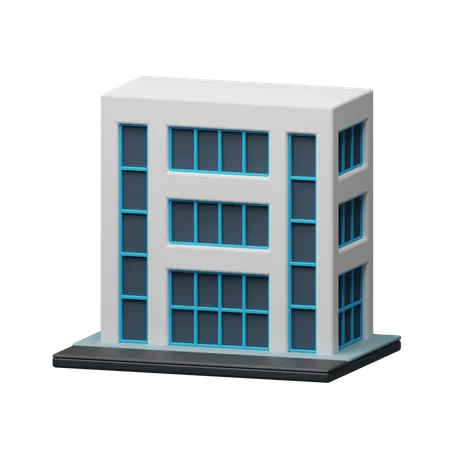 Edificio  3D Icon