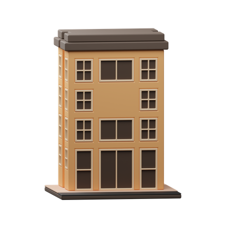 Edificio  3D Icon