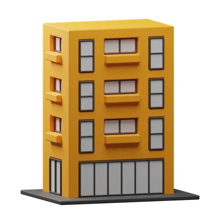 Edificio  3D Icon