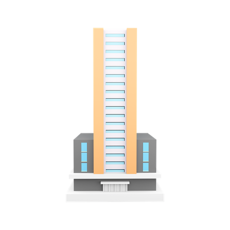 Edificio  3D Icon