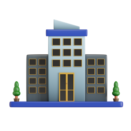 Edificio  3D Icon