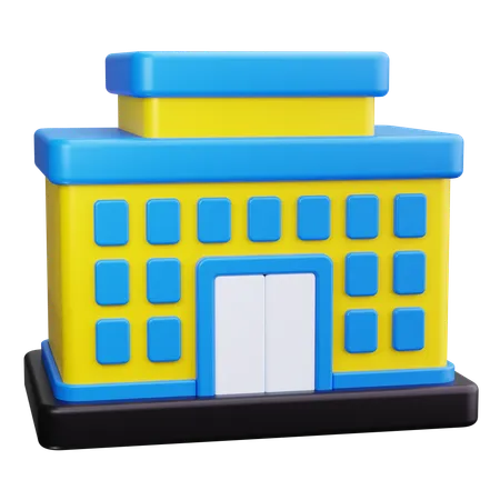 Edificio academico  3D Icon