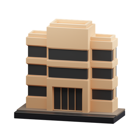 Edificio del centro comercial  3D Icon