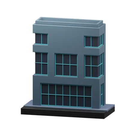 Edificio del centro comercial  3D Icon