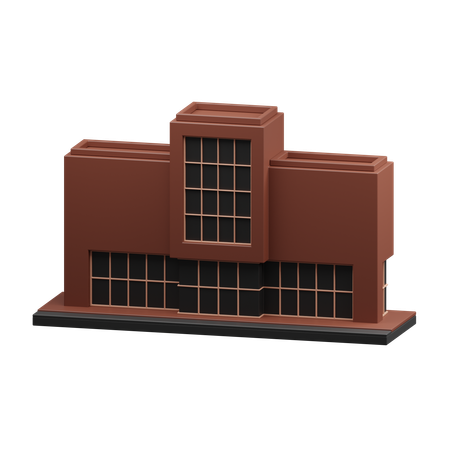 Edificio del centro comercial  3D Icon