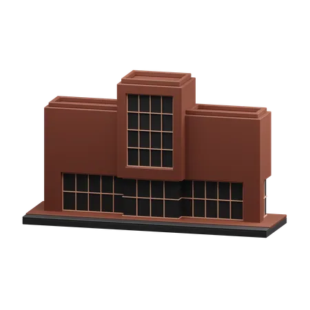 Edificio del centro comercial  3D Icon