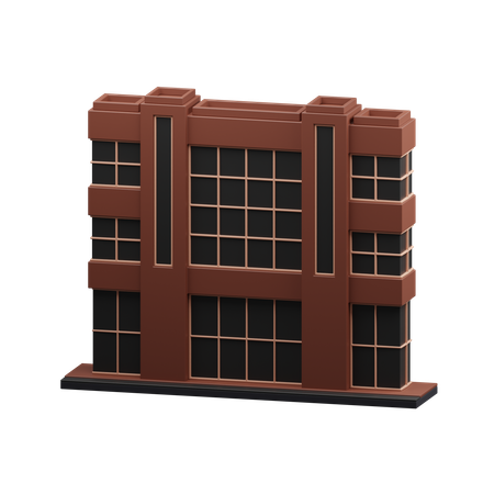 Edificio del centro comercial  3D Icon