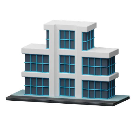 Edificio del centro comercial  3D Icon