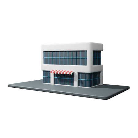 Edificio del centro comercial  3D Icon