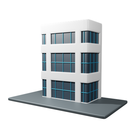 Edificio del centro comercial  3D Icon