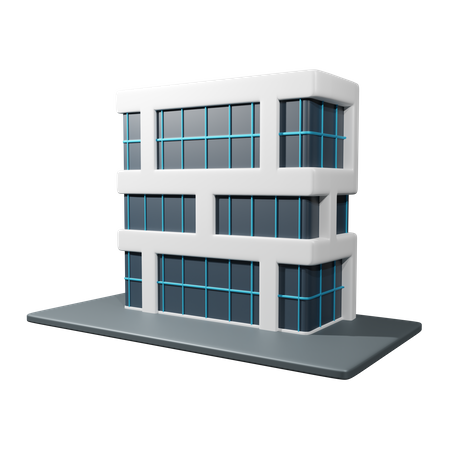 Edificio del centro comercial  3D Icon