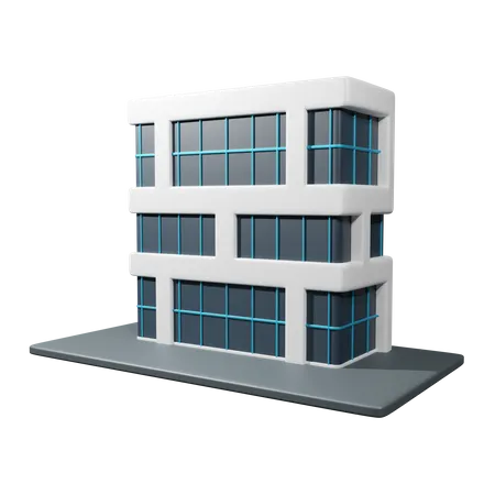 Edificio del centro comercial  3D Icon